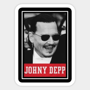 johny depp Sticker